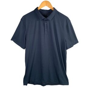 Lululemon Polo Shirt Mens Large Athletic Athleisure Preppy Performance Active